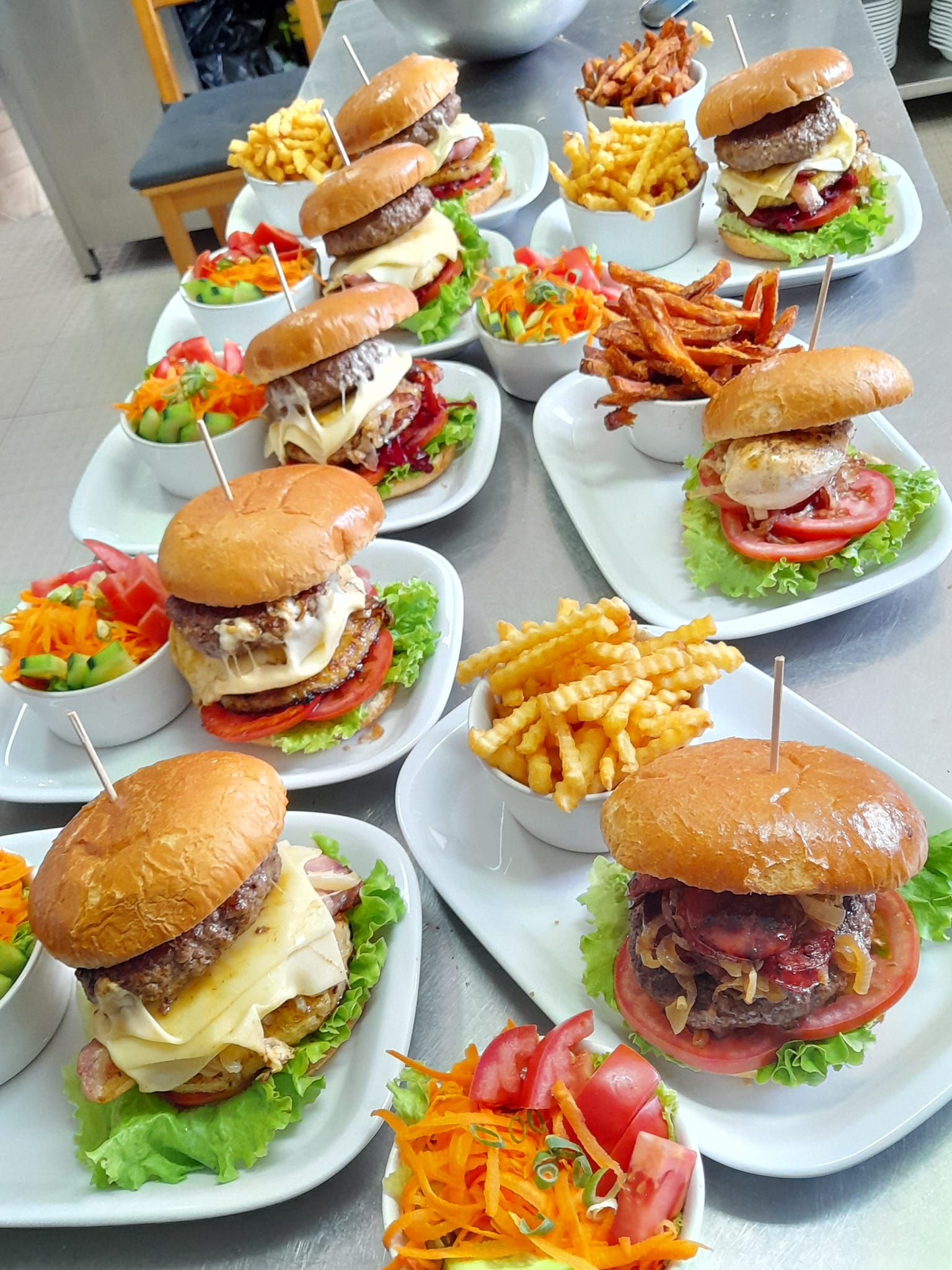 TOMIK Signature OMG Burger (choose from: beef, grilled chicken, crispy chicken or falafel)