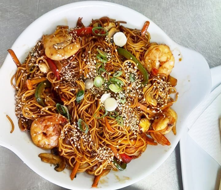 TOMIK Signature Gluten Free Stir Fry (with onions, garlic, mushrooms & soy)