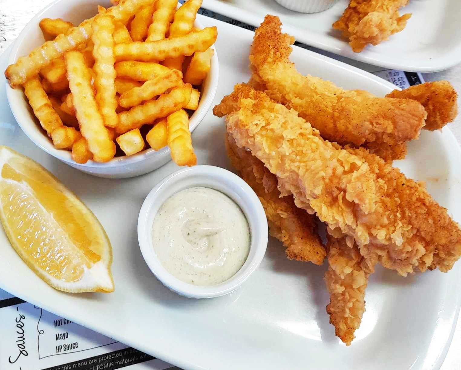TOMIK Signature Gluten Free Fish & Chips (with homemade tartar sauce)