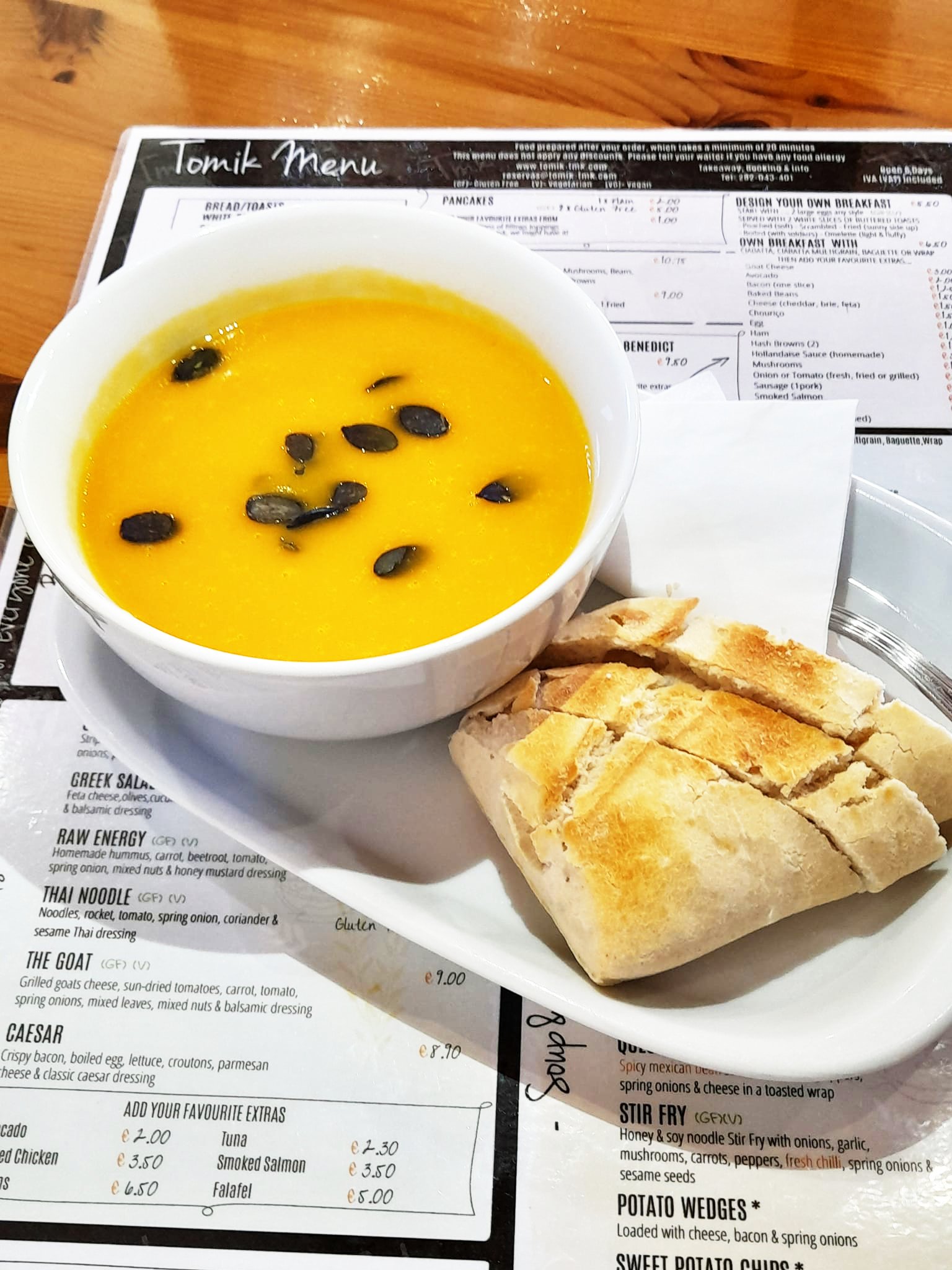 TOMIK Vegetable Soup (fresh seasonal vegetables simmered to perfection)